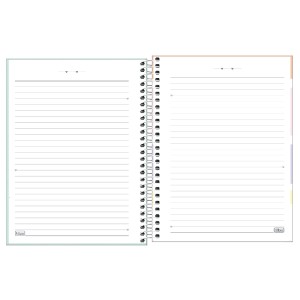 CADERNO ESPIRAL CPP COLEGIAL 1M HAPPY AMARELO 80 FLS TILIBRA