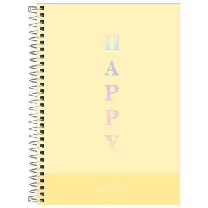 CADERNO ESPIRAL CPP COLEGIAL 10M HAPPY AMARELO 160 FLS TILIBRA