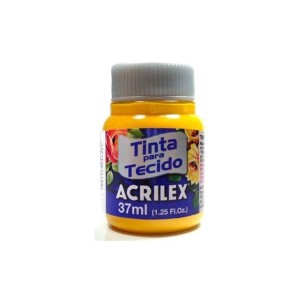 TINTA P/ TECIDO 37ML AMARELO OURO 505 ACRILEX
