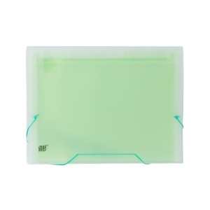 PASTA SANFONADA A4 C/ 12 DIVISÕES COLOR NEON VERDE YES