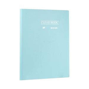 PASTA CATÁLOGO 20 FLS A4 CLEAR BOOK AZUL PASTEL - YES