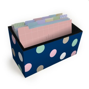 FICHÁRIO DE MESA C/ 12 DIV. POÁ FINA IDEIA