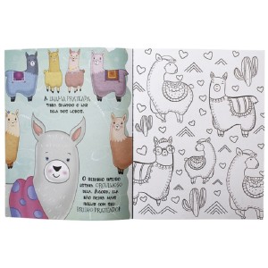 CONTO E COR A LHAMA PRATEADA TODOLIVRO