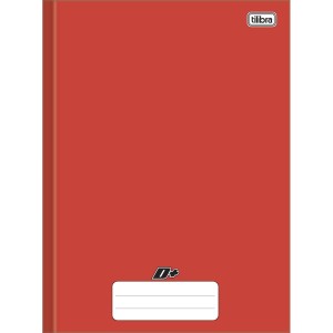 CADERNO BROCHURA CD UNIVERSITÁRIO VERMELHO 48 FLS D+ TILIBRA