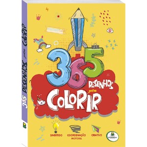 365 DESENHOS PARA COLORIR AMARELO TODOLIVRO