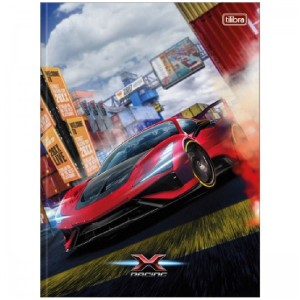 CADERNO BROCHURA CD UNIV X-RACING 80 FLS TILIBRA