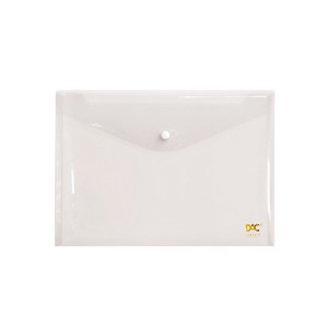 PASTA MALOTE A4 C/ BOTÃO CRISTAL DAC