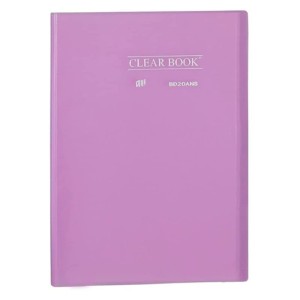 PASTA CATÁLOGO A4 20FLS CLEARBOOK LILÁ FOSCO YES