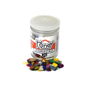 LANTEJOULA CORAÇÃO 2G COR SORTIDO