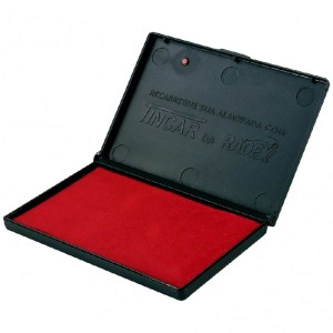 ALMOFADA CARIMBO N3 VERMELHO RADEX