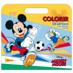 FOLHAS PARA COLORIR MALETA MICKEY 8 FOLHAS TILIBRA