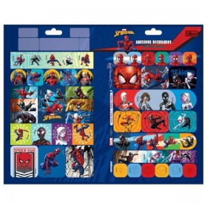 ADESIVO DECORADO DUPLO METALIZADO SPIDER-MAN TILIBRA