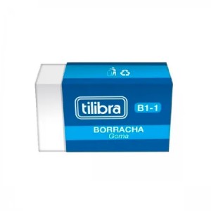BORRACHA PEQUENO B1 BRANCO TILIBRA