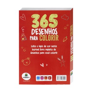 365 DESENHOS PARA COLORIR VERMELHO TODOLIVRO