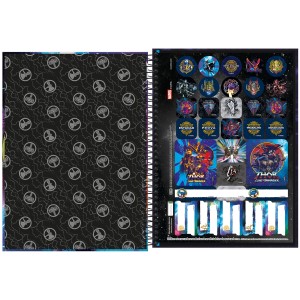 CADERNO ESPIRAL CD UNIV 1M THOR LT 80 FLS TILIBRA