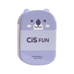 APONTADOR COM DEPÓSITO + BORRACHA FUN CIS