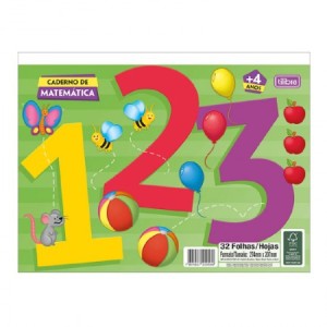 CADERNO DE MATEMÁTICA ACADEMIE 32FLS TILIBRA