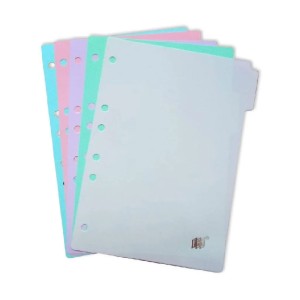 DIVISÓRIAS TONS PASTEL B5 5 CORES YES