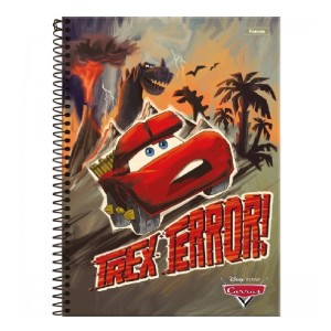 CADERNO ESPIRAL CD UNIV 1M CARROS 80 FOLHAS FORONI
