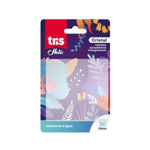 NOTA AUTO TRANSPARENTE  HOLIC POP CRISTAL 75X75MM 50FLS TRIS