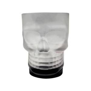 CANECA 500ML CAVEIRA SKULL MUG C/ BASE PRETA  - ZONA CRIATIVA