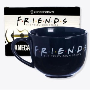 CANECA SOPA 500ML FRIENDS - ZONA CRIATIVA