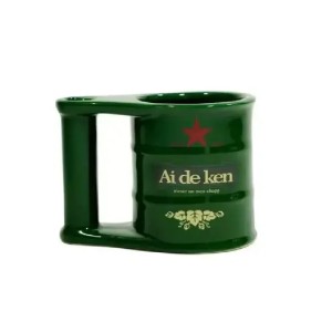 CANECA PORCELANA 350ML 3D BARRIL AI DE KEN ZONA CRIATIVA