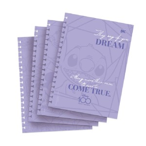 CADERNO SMART MINI DISNEY 100 10DIV 80FLS DAC