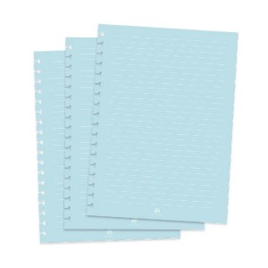 REFIL PARA CADERNO SMART COLEGIAL C/48FLS AZUL DAC