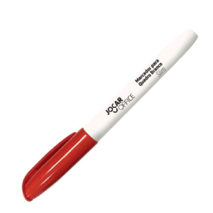 MARCADOR QUADRO BRANCO VERMELHO SLIM JOCAR OFFICE