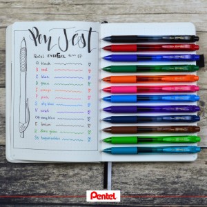 CANETA RETRÁTIL ENERGEL-X 0.5 AZUL CLARO PENTEL