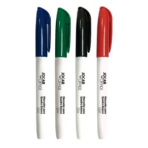 MARCADOR QUADRO BRANCO SLIM C/4 CORES JOCAR