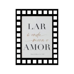 PORTA RETRATO LAR É ONDE MORA O AMOR