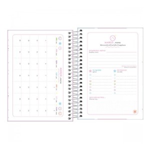 AGENDA ESPIRAL DIARIA HAPPY M6 TILIBRA