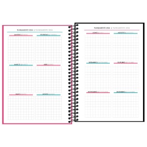 PLANNER ESPIRAL NEON M5 TILIBRA