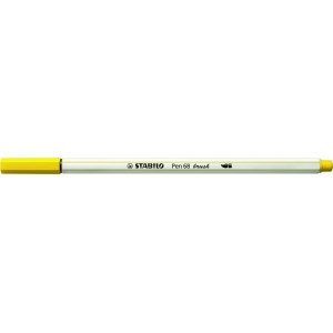 CANETA BRUSH PEN 68 AMARELO 568/44 STABILO