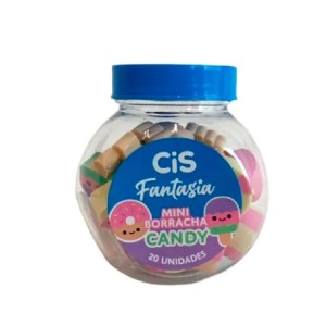 BORRACHA FANTASIA MINI CANDY 20 UNID CIS