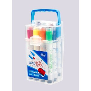 CANETINHAS HIDROGRÁFICAS STAMP 12 CORES TILIBRA