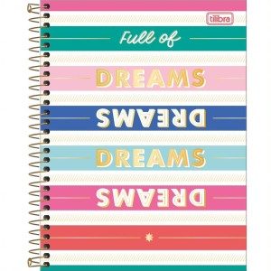 CADERNO ESPIRAL CD 1/4 BE NICE 80 FOLHAS TILIBRA