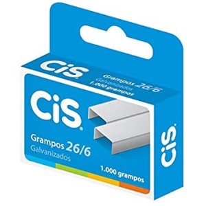 GRAMPO GALVANIZADO 26/6 1000 UNIDS CIS