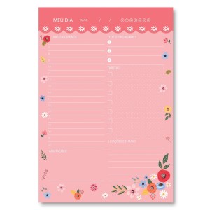 BLOCO TAREFAS DO DIA BUQUE FINA IDEIA