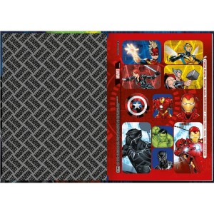 CADERNO BROCHURA CD 1/4 AVENGERS 80 FLS TILIBRA