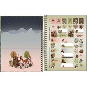 CADERNO ESPIRAL CD COLEGIAL LOVELAND 1M 80 FLS TILIBRA