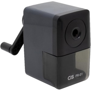 APONTADOR DE LÁPIS DE MESA MECÂNICO COM MANIVELA PR-01 CIS