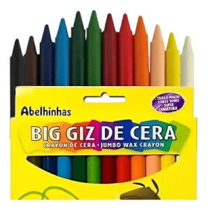 BIG GIZ DE CERA 12 CORES ACRILEX