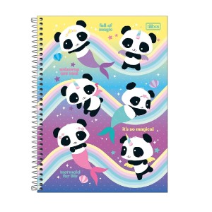 CADERNO ESPIRAL CD UNIV 1M LOVELY FRIEND 80 FLS TILIBRA