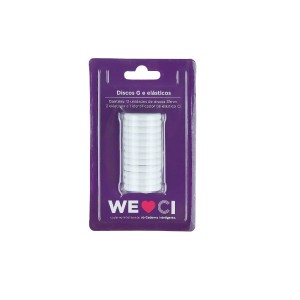 DISCOS + ELASTICO BRANCO G 31MM CADERNO INTELIGENTE