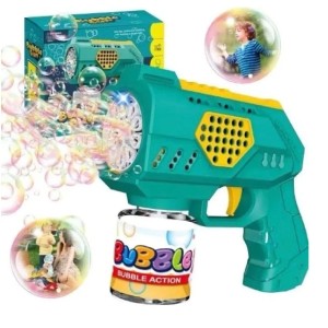 PISTOLA LANÇA BOLHAS DE SABÃO BUBBLE GUN 