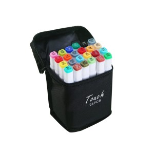 CANETAS MARCADOR PONTA DUPLA TOUCH 24 CORES