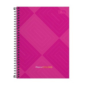 ÍNDICE TELEFÔNICO DE MESA 39 FLS PHONE COLORS TILIBRA